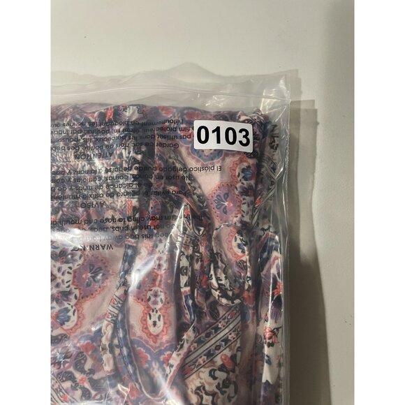 Maurices XL Long Smocked Waist Boho Printed Skirt 100% Rayon Multicolor Womens - Picture 11 of 13